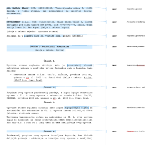 ugovor o kupoprodaji nekretnine primjer s obrazloženjima