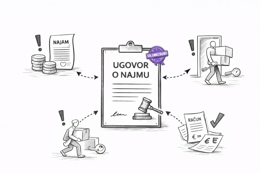 solemnizirani ugovor o najmu stana i kako vas može zaštititi